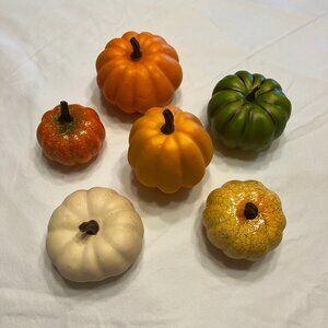 Assorted Mini Decorative Pumpkins